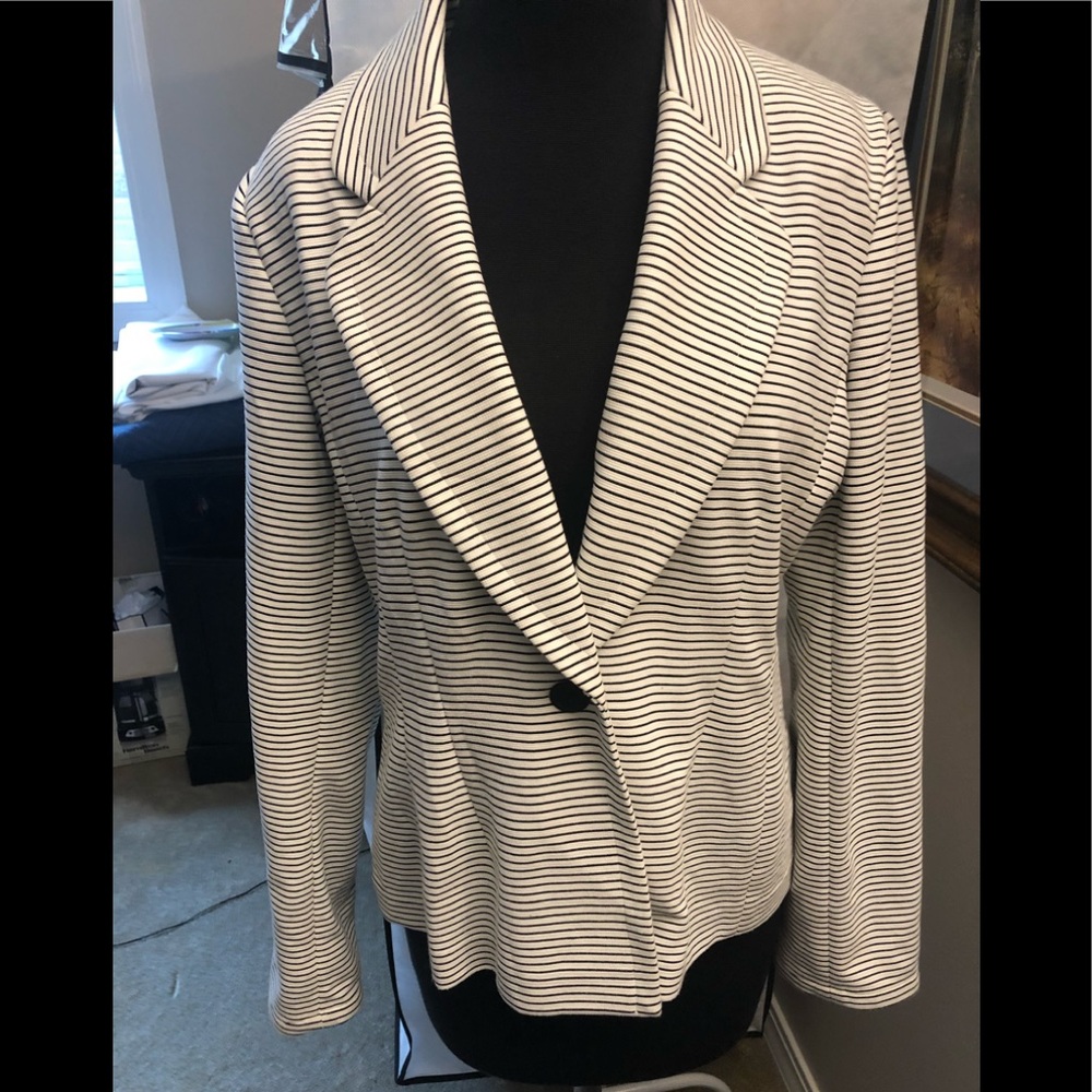 Calvin Klein Striped Blazer